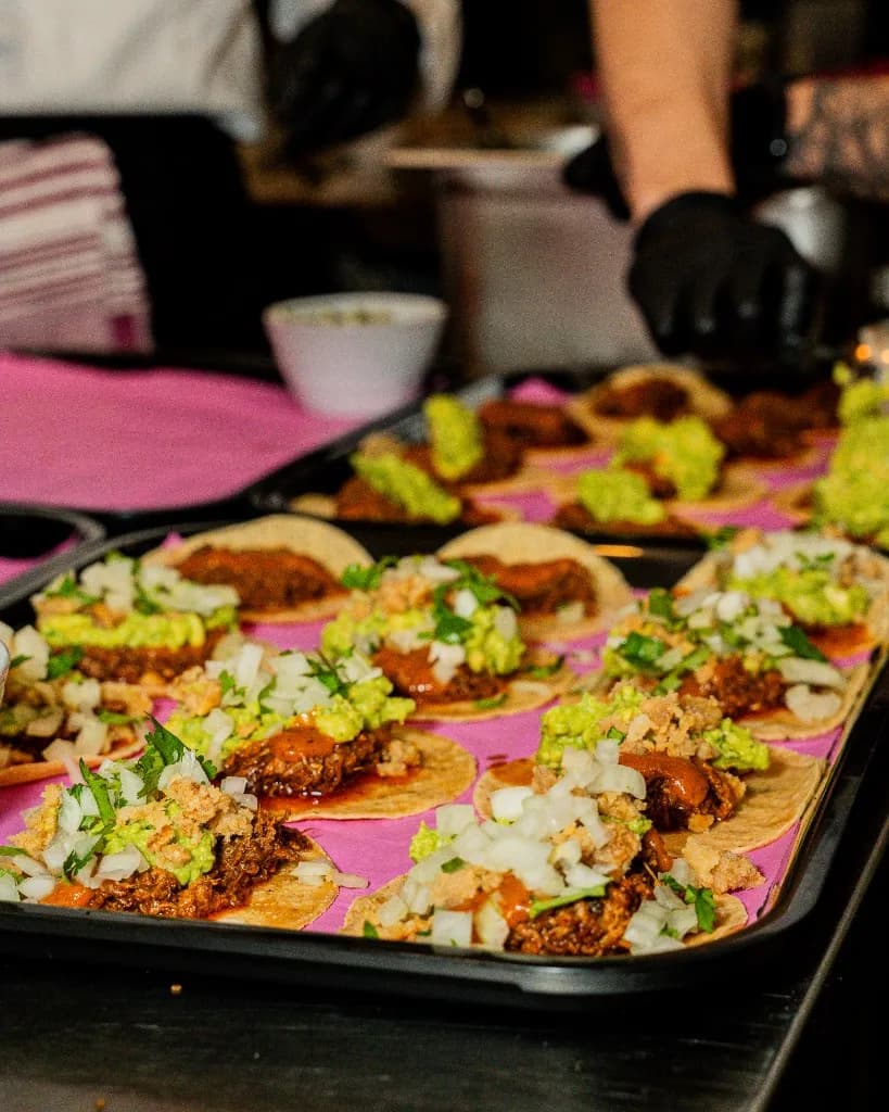 Superchido chefs preparing appetizers for corporate and private catering
